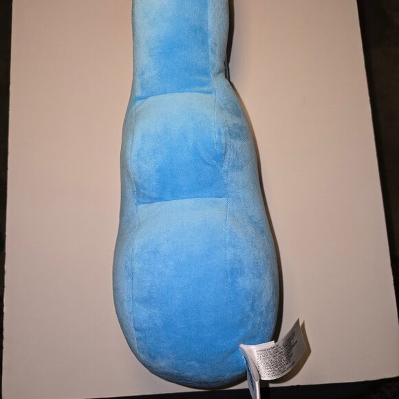 Peeps Blue Marshmallow Candy Easter Bunny Shaped Pillow Plush 17” - Picture 4 of 10